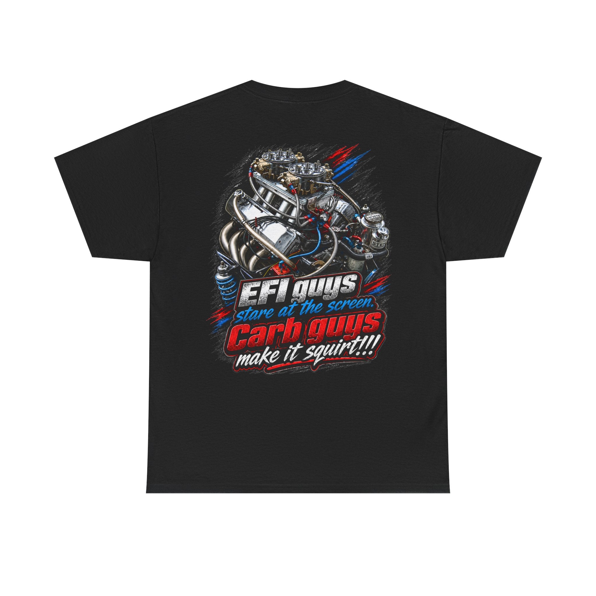 Float Bowl Brothers T‑Shirt – 'EFI Guys' Engine Graphic Tee for Car Enthusiasts