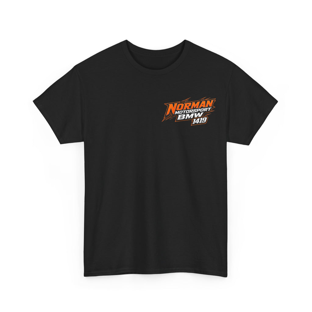BMW Motorsport T‑Shirt — Norman Motorsport Guildan 5000 T Shirt